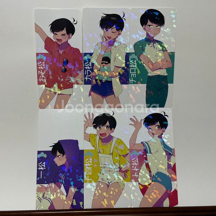 오소마츠상 지류 비공굿즈 카드택--7