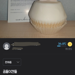 곰돌이 캔들