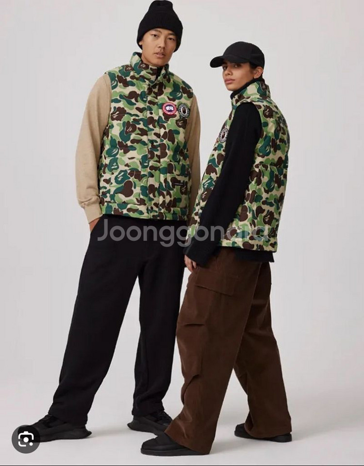 캐나다구스 BAPE 프리스타일 베스트 패딩조끼 새상품--3
