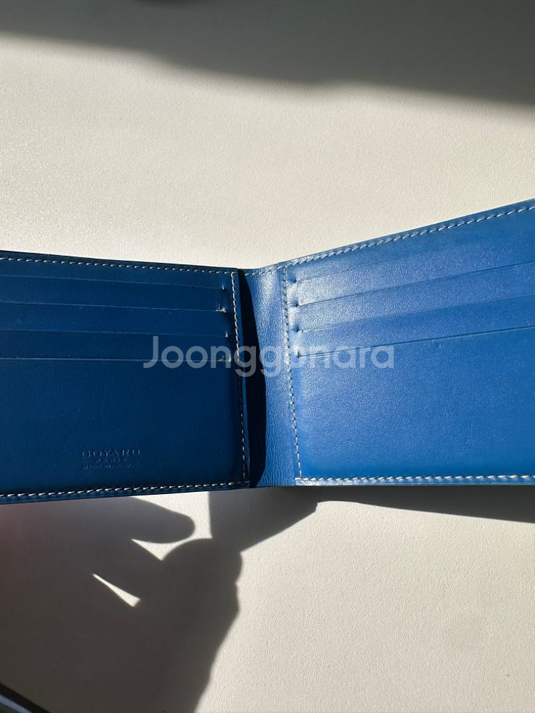 GOYARD 고야드 빅투와르 남성 반지갑 스페셜 블루--6