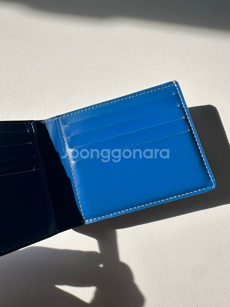 GOYARD 고야드 빅투와르 남성 반지갑 스페셜 블루--5