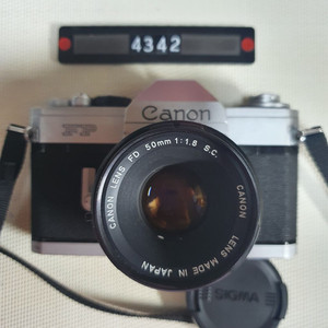 캐논 FP 필름카메라 1.8 FD 단렌즈 장착