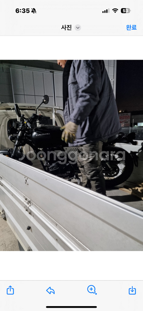 부캐너 125 20년식 7600km 블랙--6