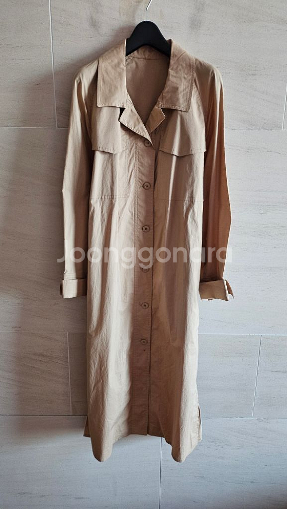 (정품) 듀엘 셔츠 벨티드 롱원핏--2