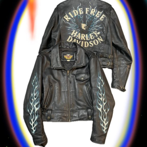 Harley Davidson 할리 플레임 라이더 자켓