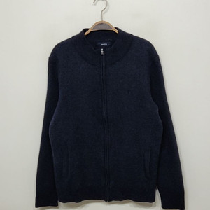 (100) 헤지스 니트집업 단색 울 스웨터 캐주얼