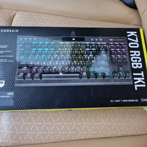 커세어 k70 tkl opx 광축 키보드 미개봉