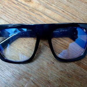 오버사이즈 안경 두꺼운 이상민 뿔테 45718 블루라이