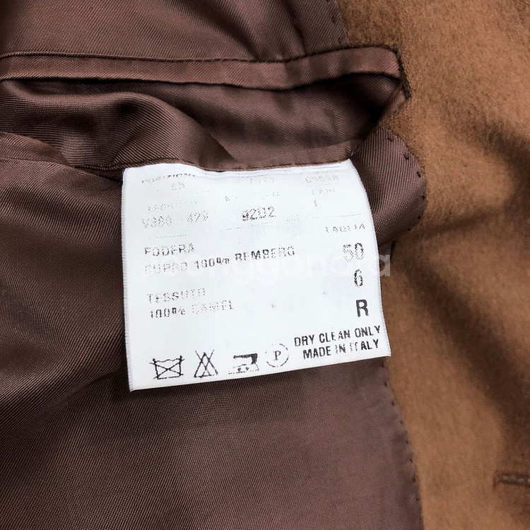 폴스튜어트 이태리 핸드메이드 카멜헤어 낙타털100%자켓--4