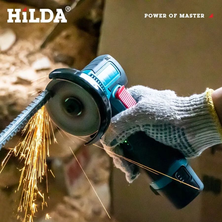 새제품 HILDA 충전식 그라인더 연마기 연삭기 배터리