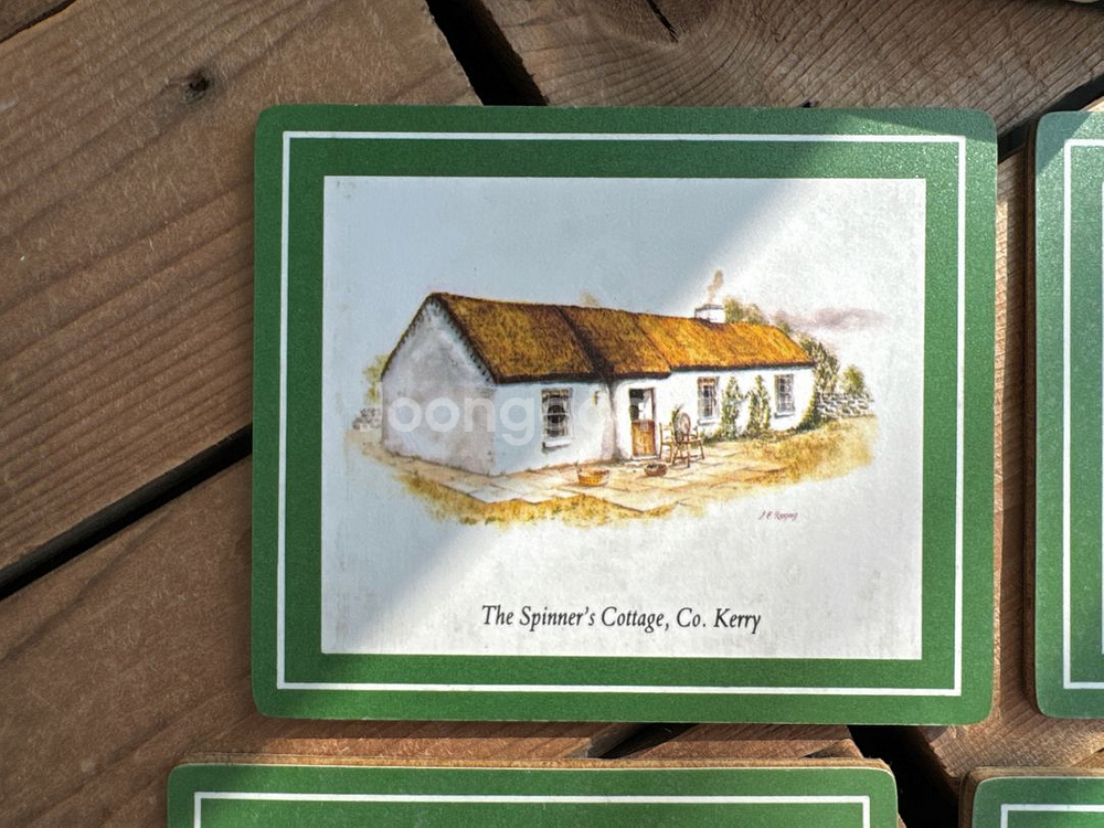 (아일랜드) 빈티지 코티지 코스터 세트--1