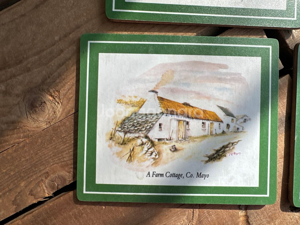 (아일랜드) 빈티지 코티지 코스터 세트--3