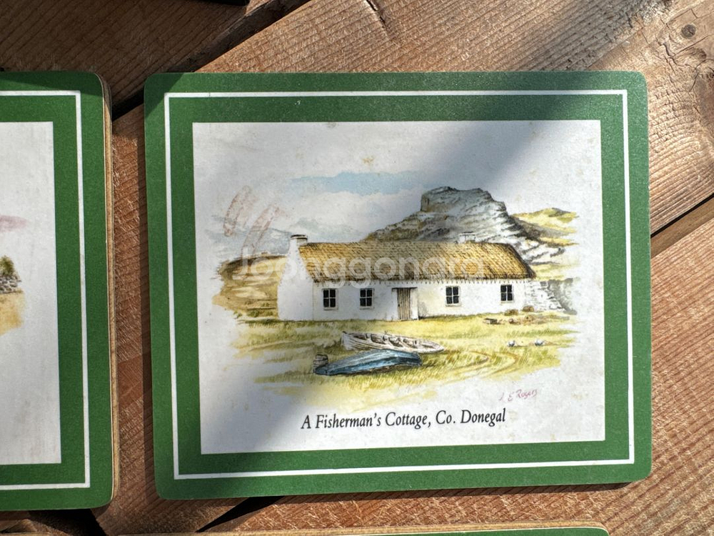 (아일랜드) 빈티지 코티지 코스터 세트--2
