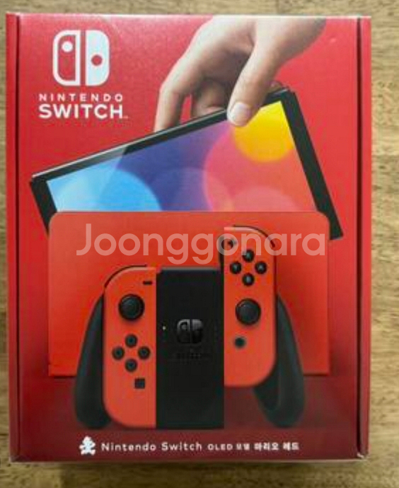 닌텐도 스위치 oled 마리오 에디션 새상품 판매합니다--0