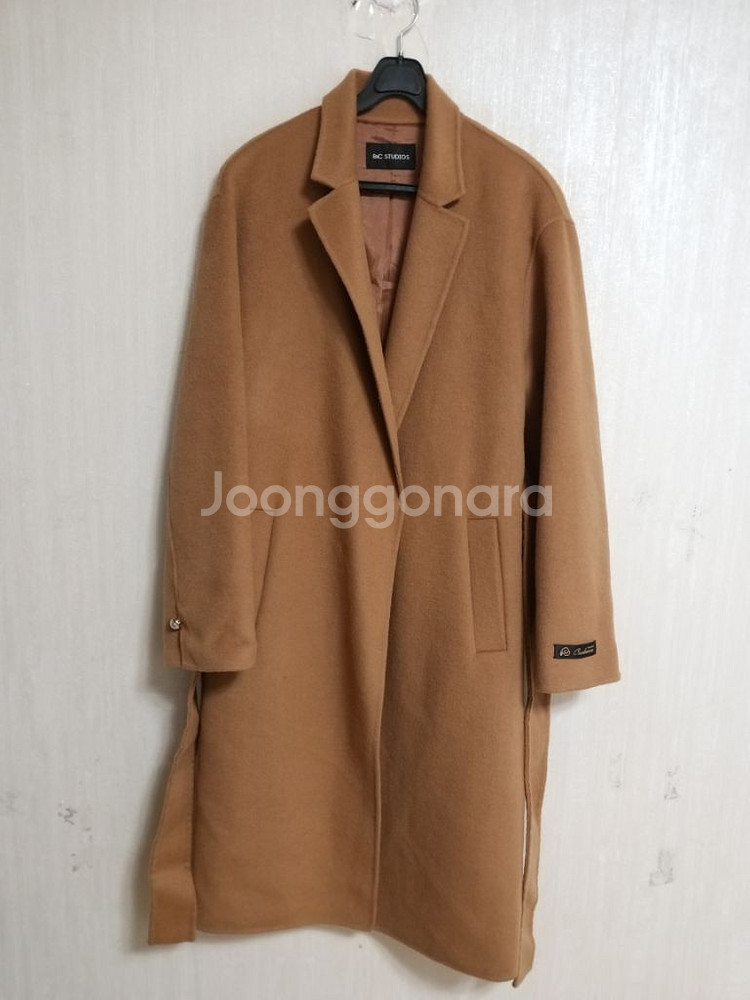 ENC 울.캐시미어 핸드메이드 롱코트(오버핏90-95)--9