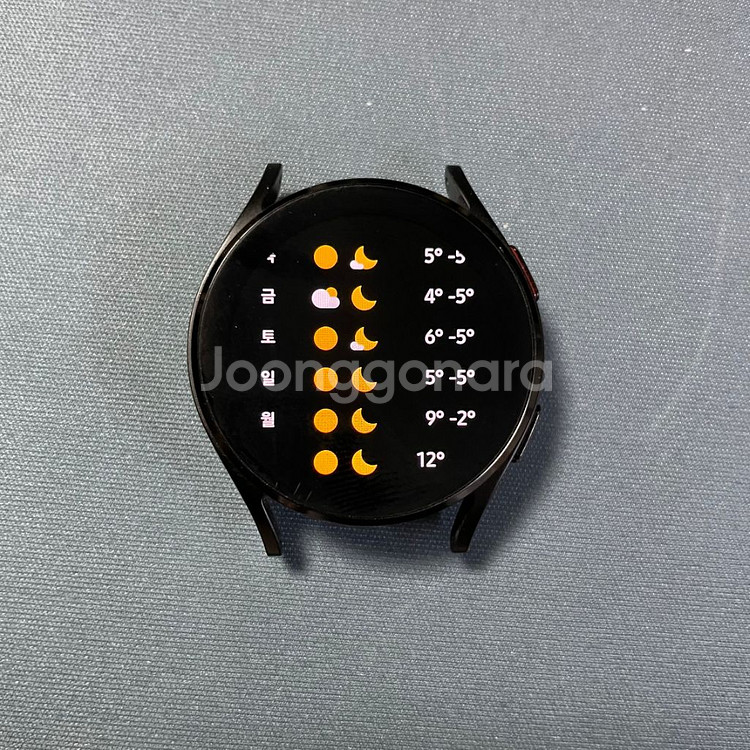 갤럭시 워치4 40mm 블랙--4