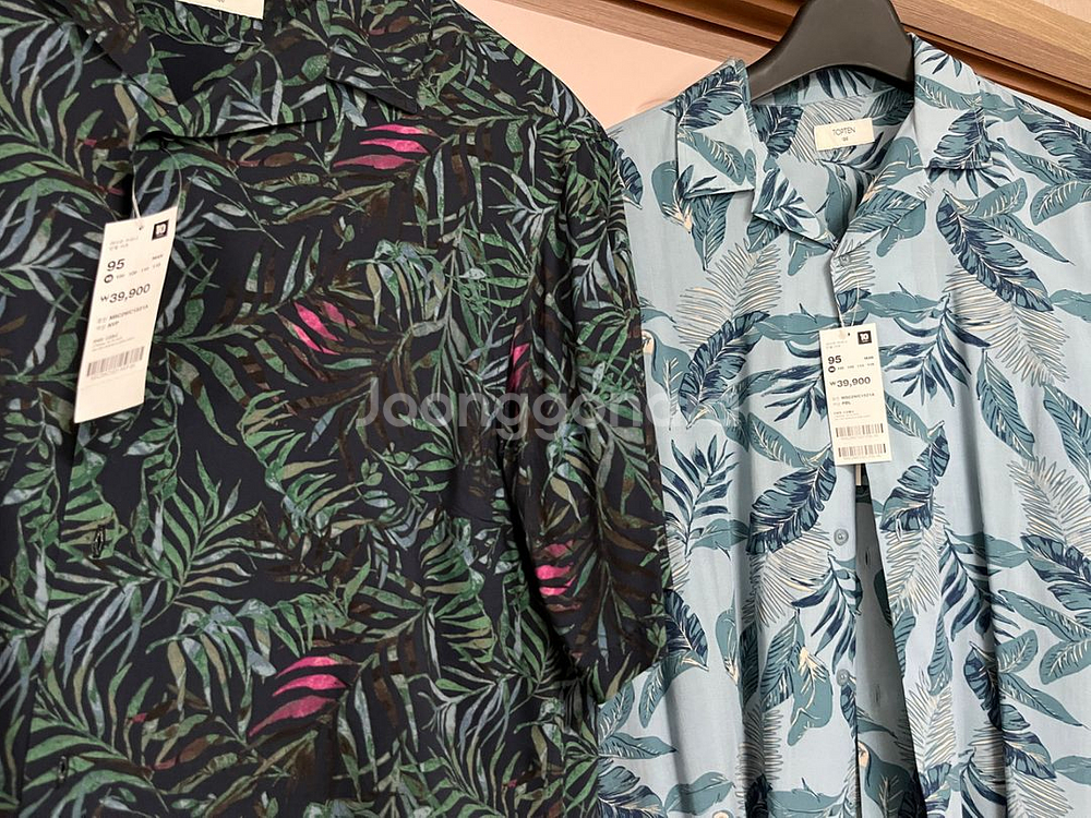 탑텐 하와이안 셔츠 새것 팝니다(100, 95 사이즈)--1