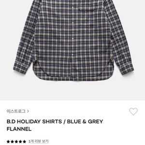 [XL]이스트로그 B.D 홀리데이 셔츠 새상품