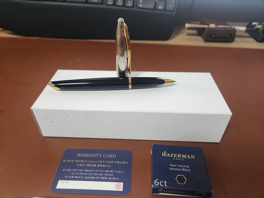 워터맨 까렌 GT 디럭스 블랙(F촉) 만년필 이미지