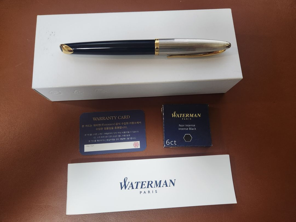 워터맨 까렌 GT 디럭스 블랙(F촉) 만년필 이미지