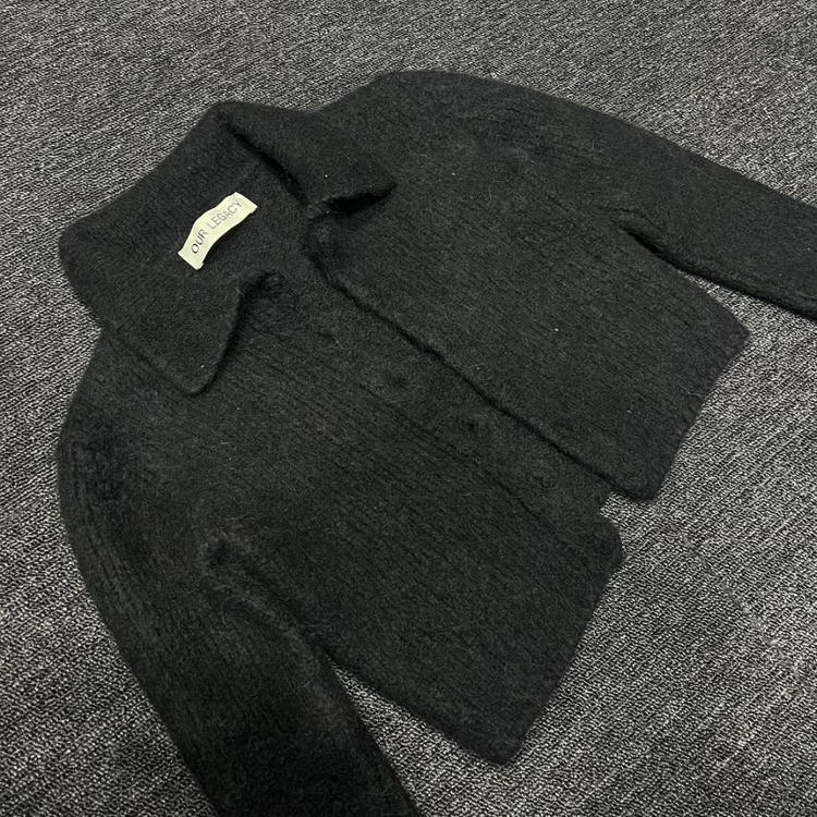 아워레가시 크롭 니트 가디건--1