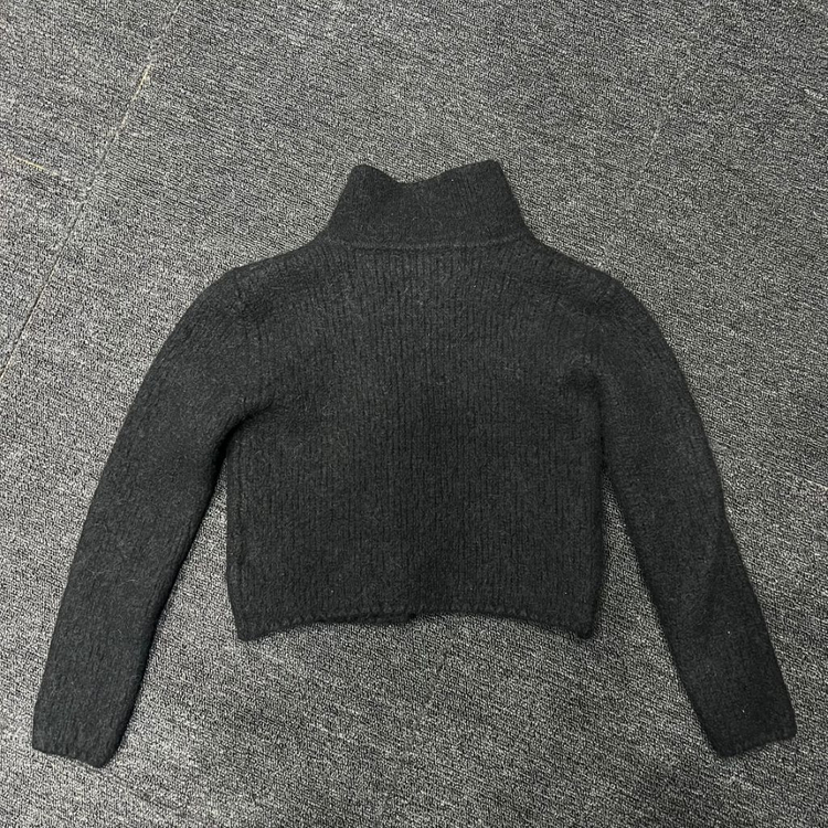 아워레가시 크롭 니트 가디건--5