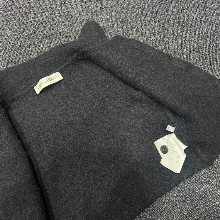 아워레가시 크롭 니트 가디건--4