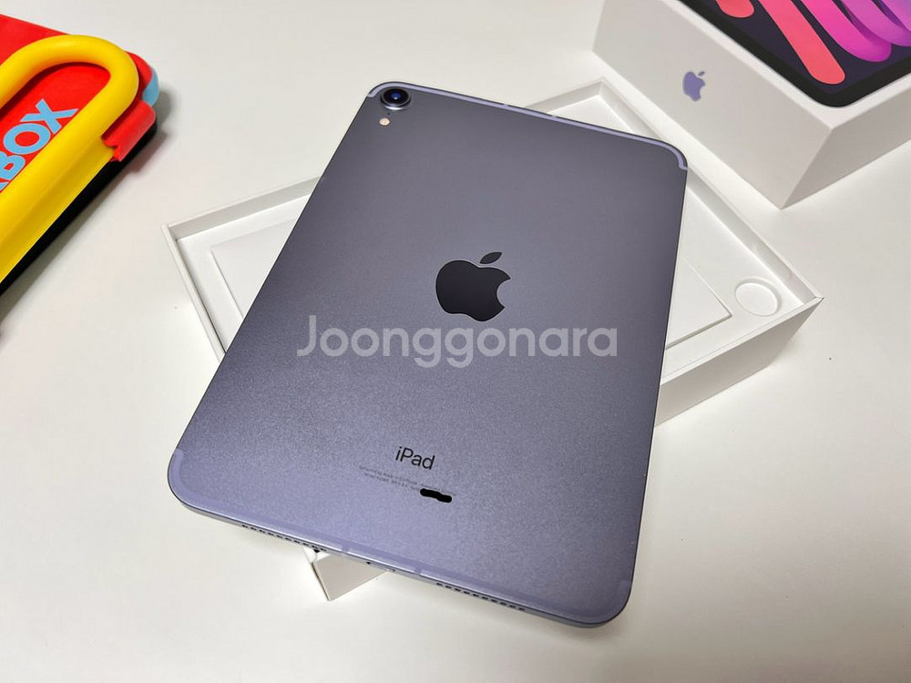 애플 아이패드 미니 6 셀룰러 64기가 퍼플 상처 X--1