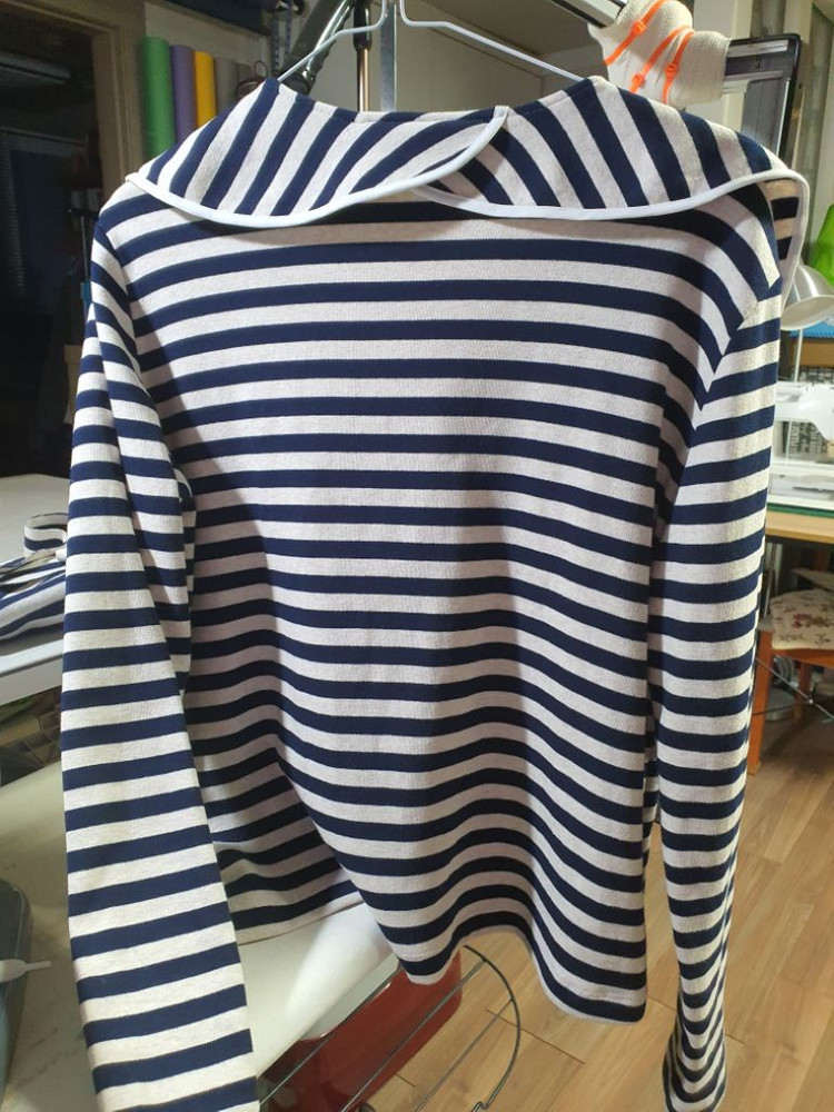 새상품]니트스트라이프긴팔티[55-66]--1