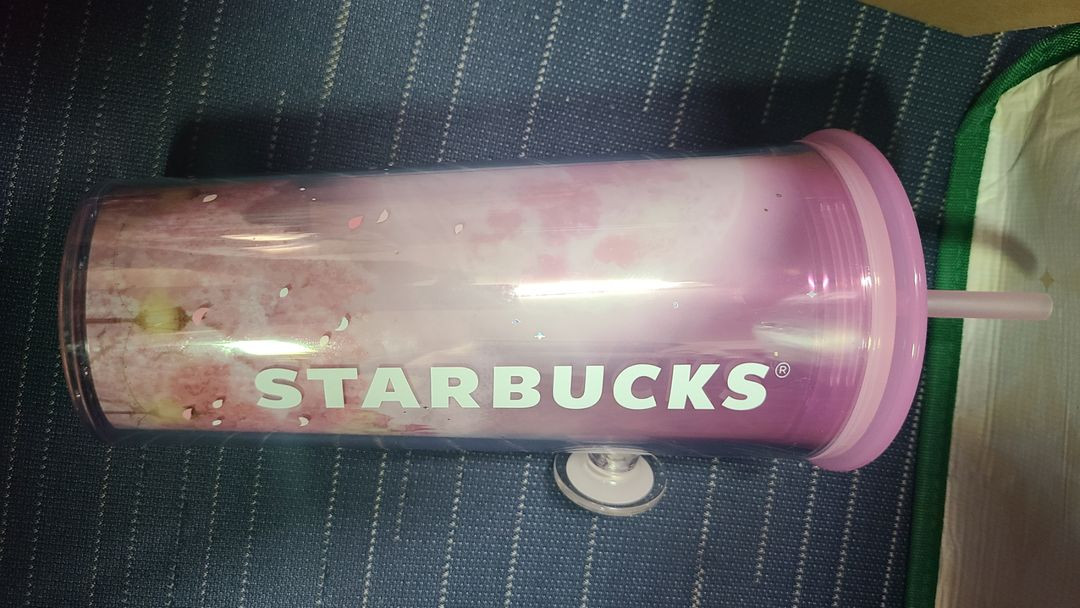 스타벅스텀블러 23체리블라썸 팝핸들 로맨틱 콜드컵473--3