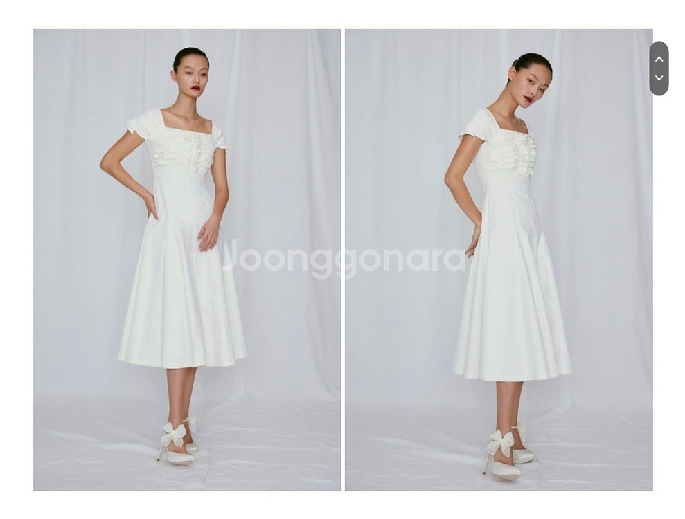 fayewoo 페이우 원피스 브라운 38 새옷 택O--1