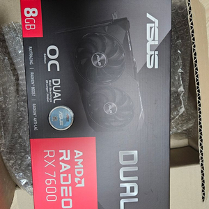 ASUS RX 7600 DUAL 8G 팝니다