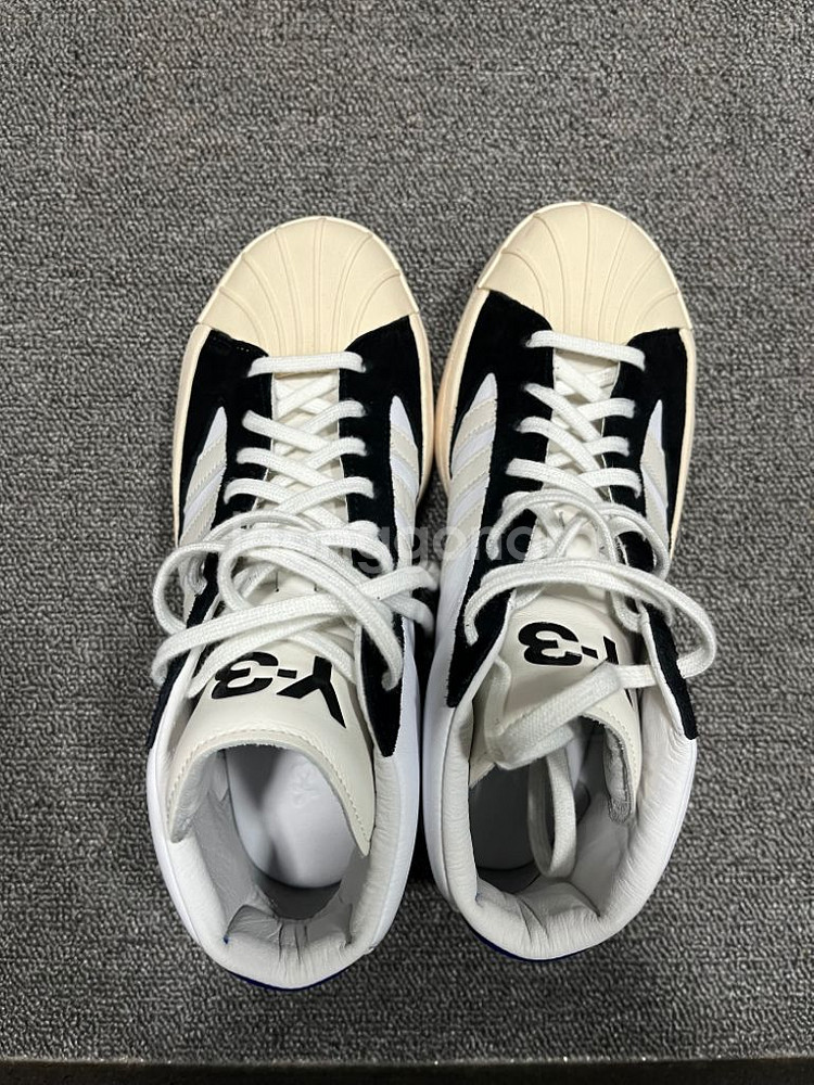 Y-3 요지스타 클라우드 화이트 볼드 블루 하이--1