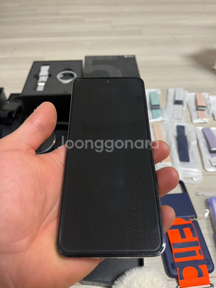 갤럭시 zflip4 512 삼케플 후 미사용--1
