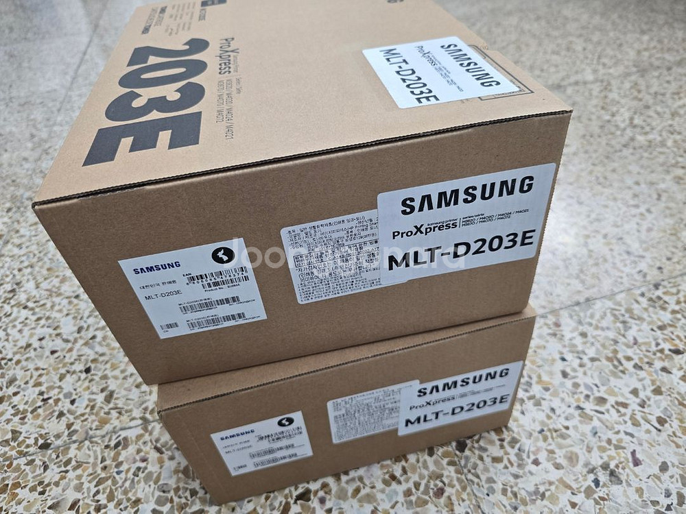 삼성토너 MLT-203E 대용량 정품 토너 2개--1