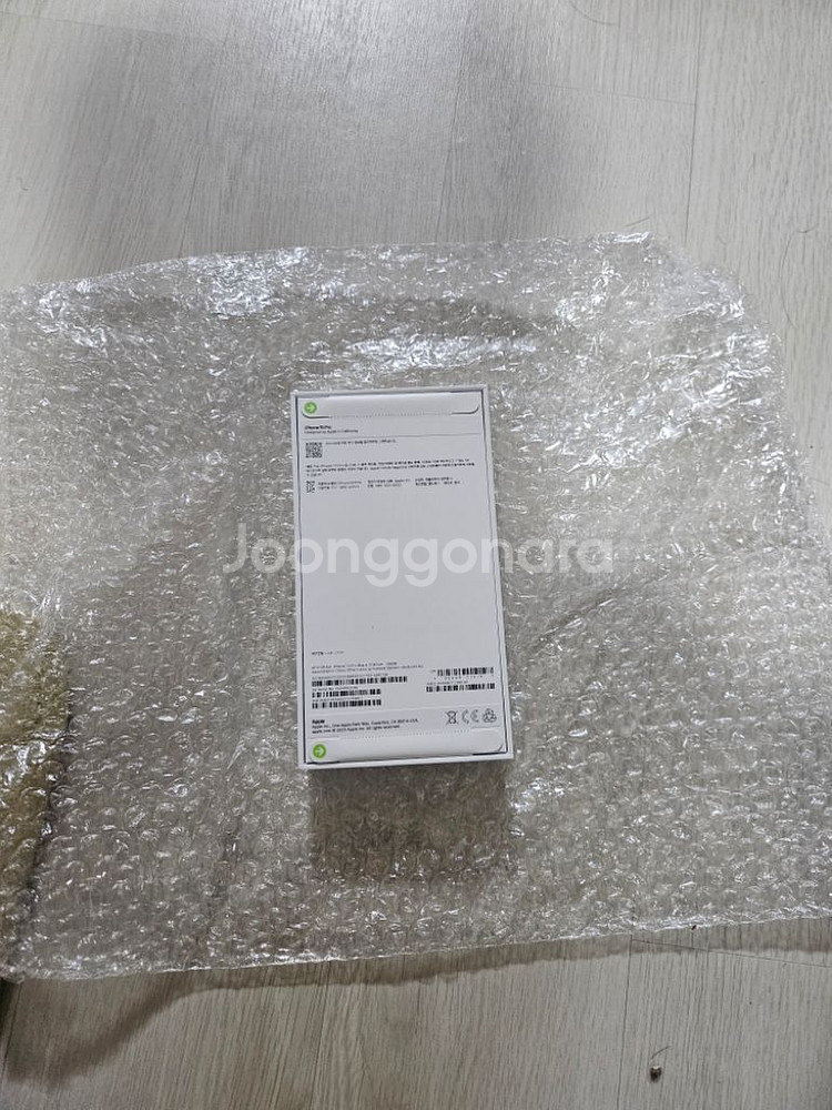 아이폰15프로 블랙티타늄 256GB 자급제 미개봉--1