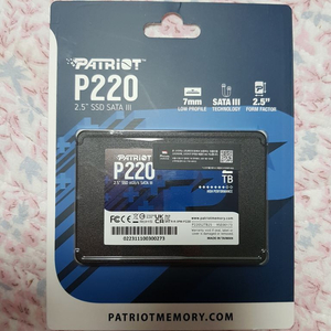 패트리어트 p220 2TB SATA 3D SSD