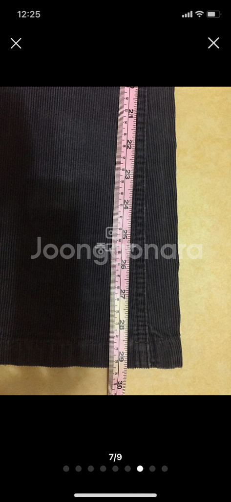 SJ SJ 골덴 바지 퍼플그레이--7