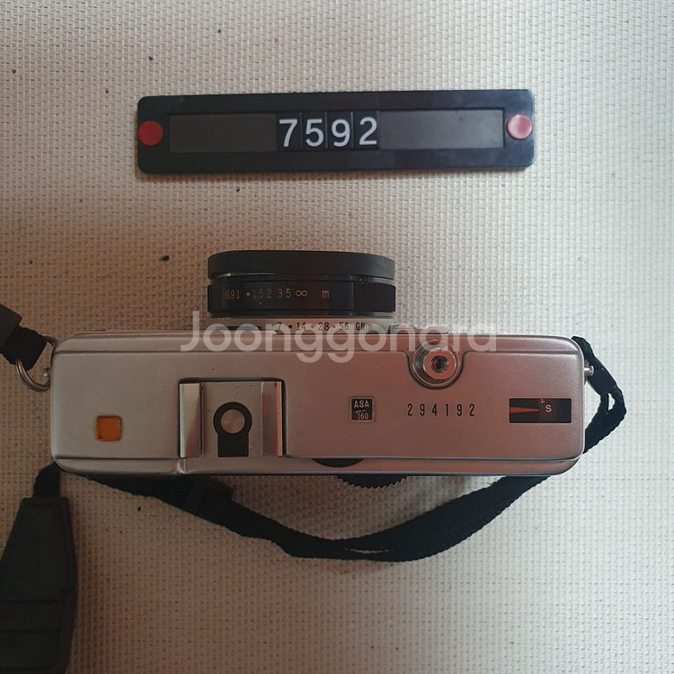 올림푸스 35 EC-2 필름카메라 실버바디--1