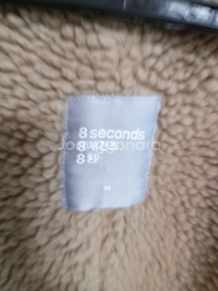 여성 에잇세컨즈 오버핏 누빔 후리스 패딩코트--5