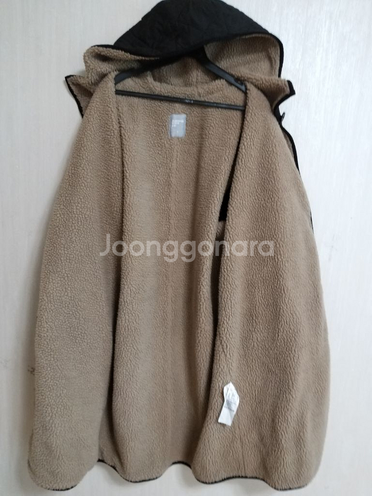 여성 에잇세컨즈 오버핏 누빔 후리스 패딩코트--4