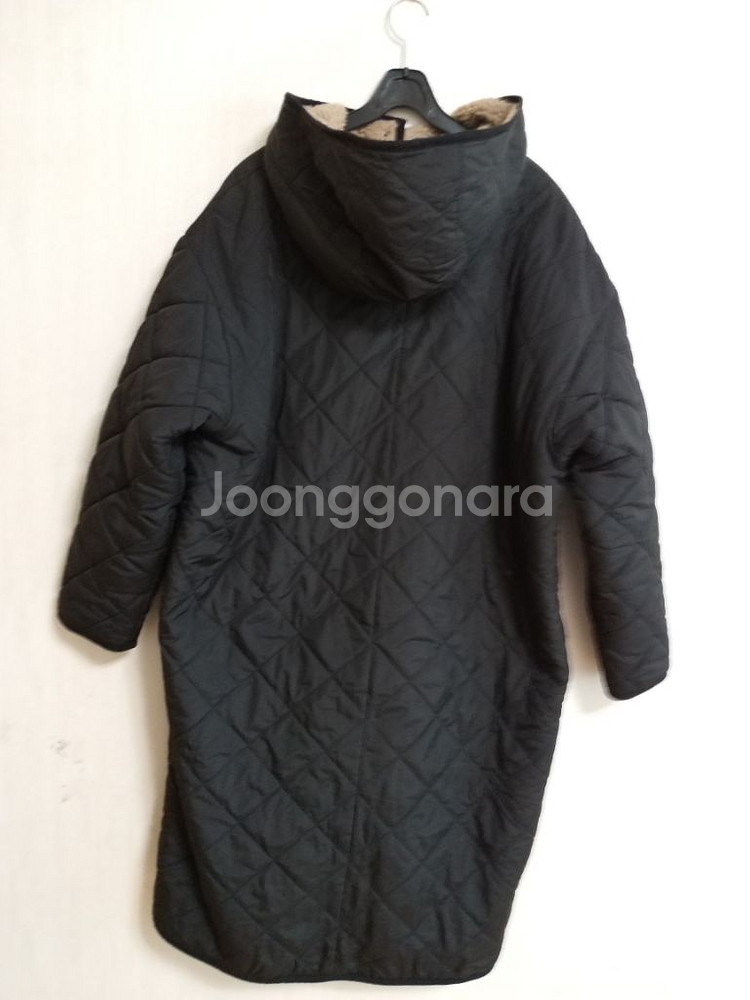 여성 에잇세컨즈 오버핏 누빔 후리스 패딩코트--7