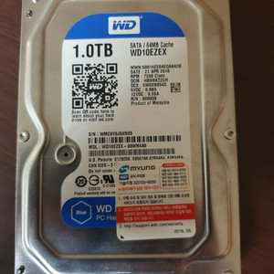 wd 1tb 3.5인치 중고 테스트완료