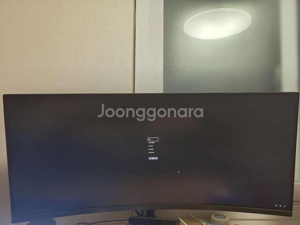한성 모니터 34인치--0