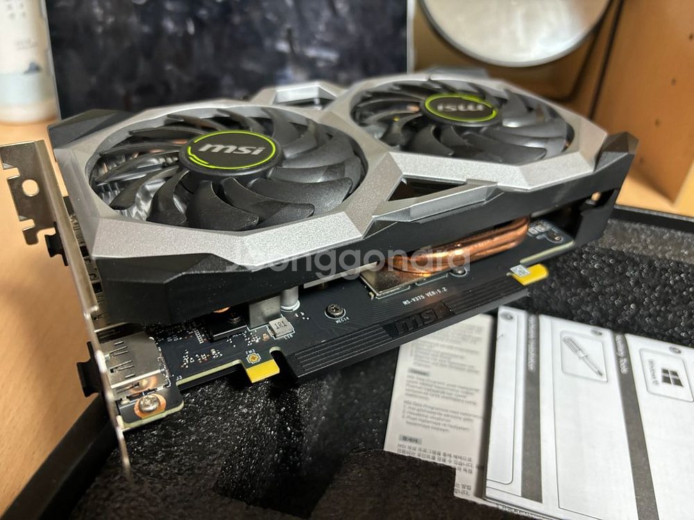 MSI 지포스 GTX 1660 SUPER 벤투스 6gb--4