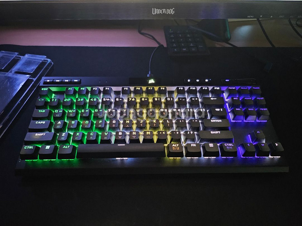 커세어 K70 TKL 챔피언 저소음 적축 8K 지원 팝--2