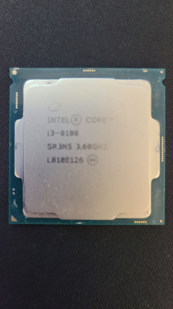 인텔 cpu i3 8100