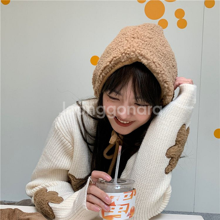 뽀글이 버킷햇--1