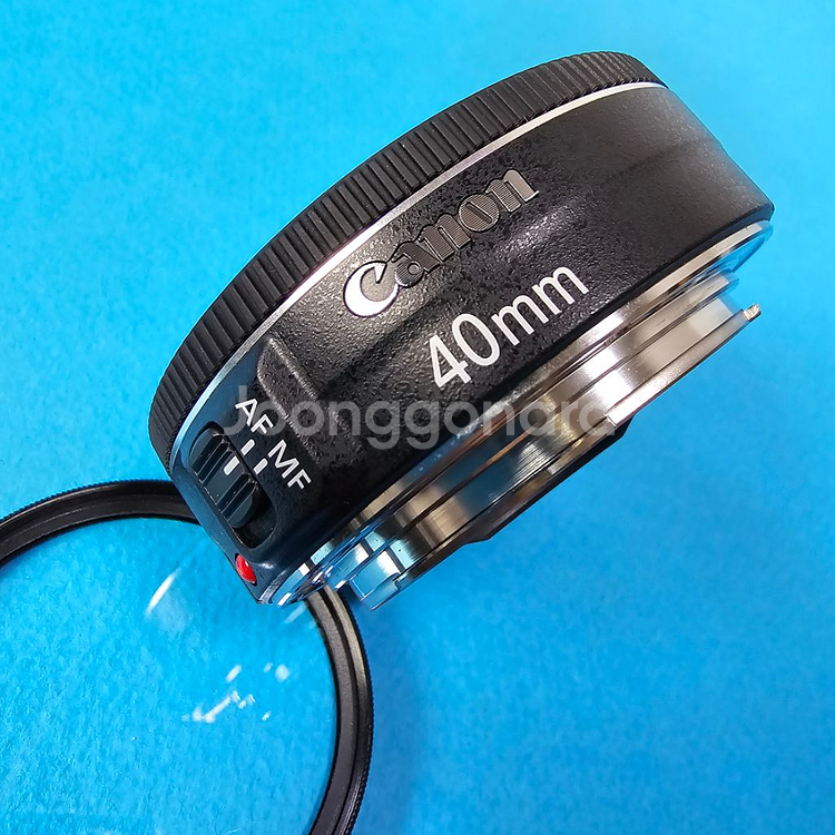 캐논 40mm f2.8 stm 신품급--0