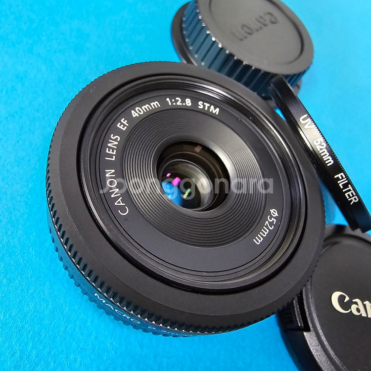 캐논 40mm f2.8 stm 신품급--1